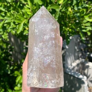 Smokey quartz tower